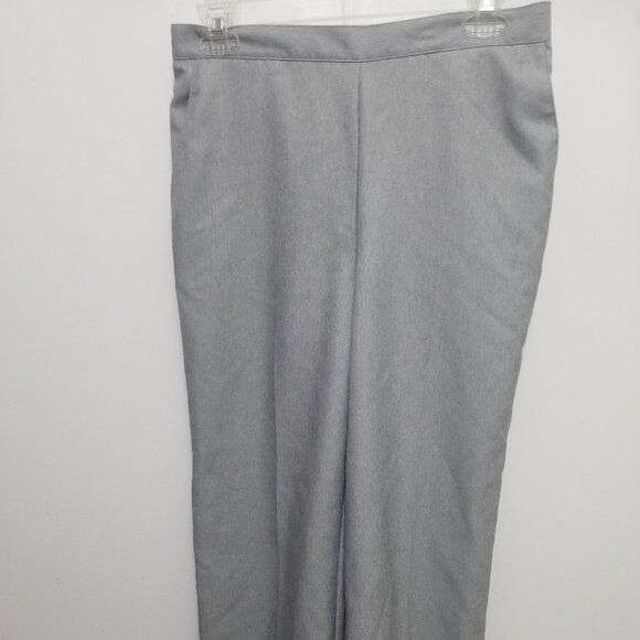 EUC elegant gray Alfred Dunner sz 10P pants - Picture 1 of 5